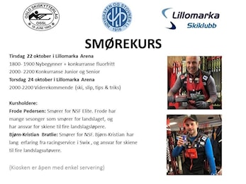 Smørekurs 22. og 24. oktober